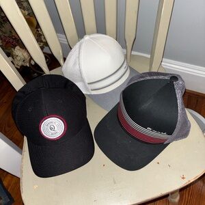 Travis Mathew ball caps   3  hats bundle Quintero AZ